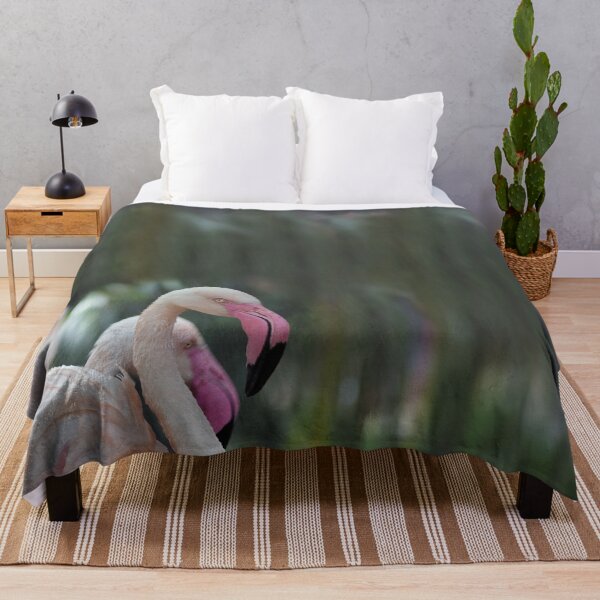 Item preview, Pair of African Greater Flamingos enjoy mist designed and sold by KbytesOfJax Outdoor and Nature.
