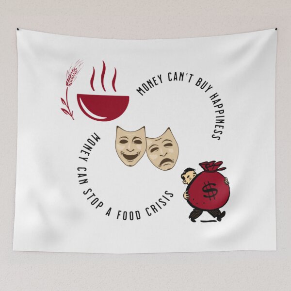 Item preview, Money can stop A FOOD CRISIS designed and sold by RandaMay.