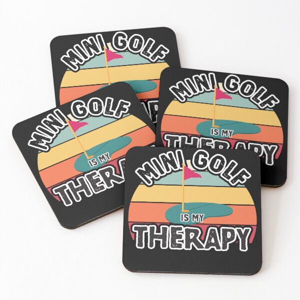 Item preview, Mini golf is my therapy retro sunset designed and sold by greatest4all7b.