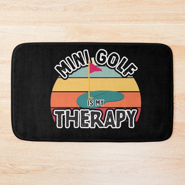 Item preview, Mini golf is my therapy retro sunset designed and sold by greatest4all7b.