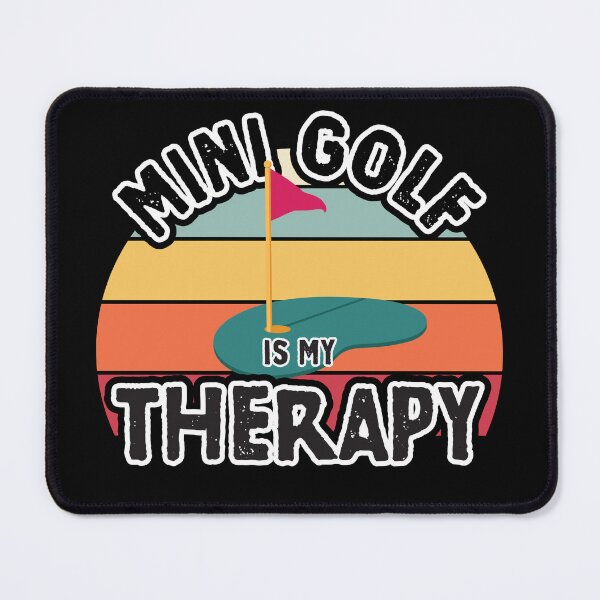 Item preview, Mini golf is my therapy retro sunset designed and sold by greatest4all7b.