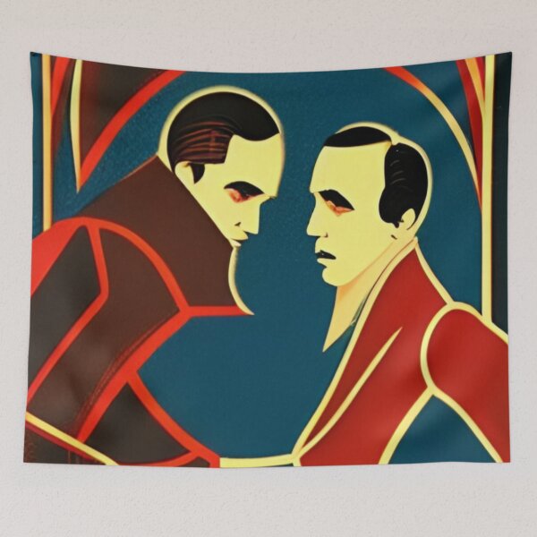 Item preview, Two Men in Retro designed and sold by ~.