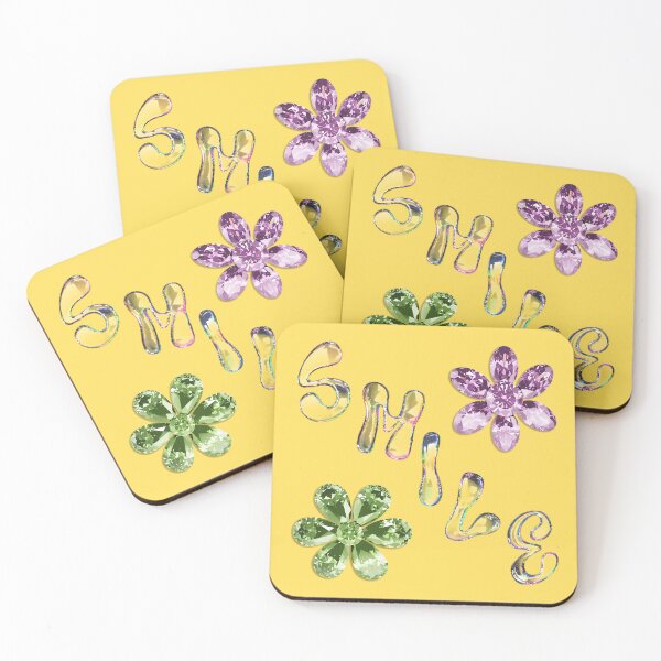 Item preview, Jelly Smile... A simple design using colored crystal flowers designed and sold by ditzy-designs.