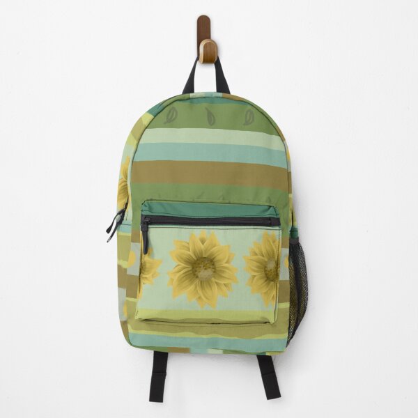 Item preview, Sunflower Natural Stripes Pattern designed and sold by korynaq.