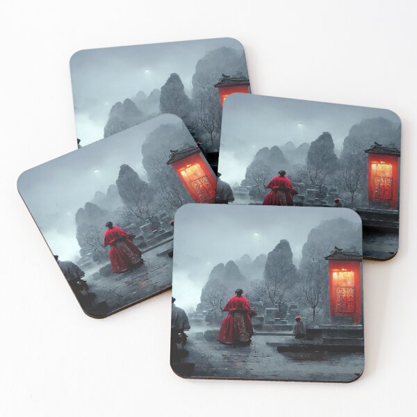 Item preview, Lonely Travelers Standing Chinese Qingming  designed and sold by AICustomArt ⭐⭐⭐⭐⭐.