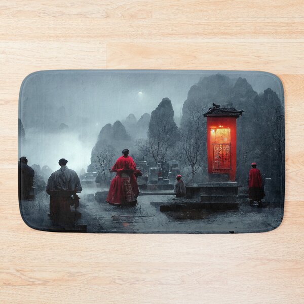 Item preview, Lonely Travelers Standing Chinese Qingming  designed and sold by AICustomArt ⭐⭐⭐⭐⭐.