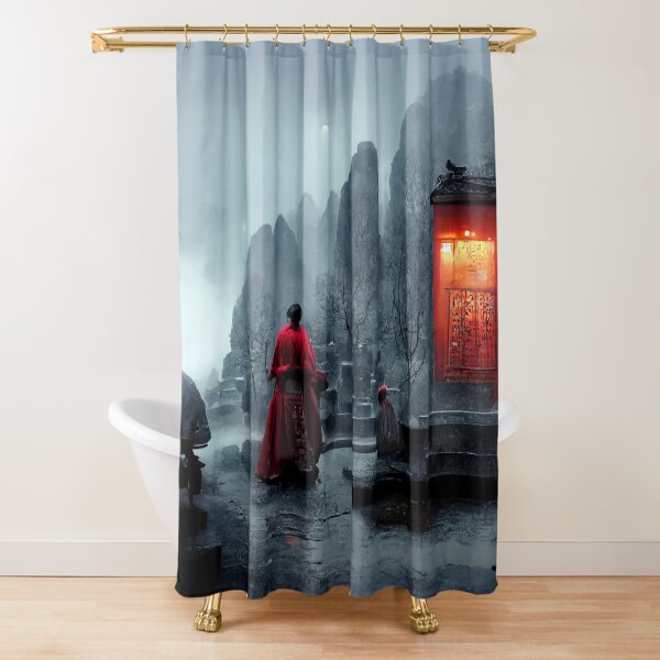 Item preview, Lonely Travelers Standing Chinese Qingming  designed and sold by AICustomArt ⭐⭐⭐⭐⭐.
