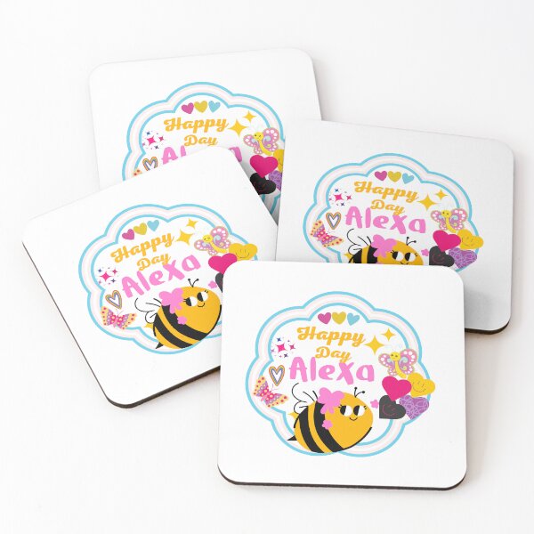 Item preview, smile sticker , happy , day , alexa name  designed and sold by SOFY5STARS.