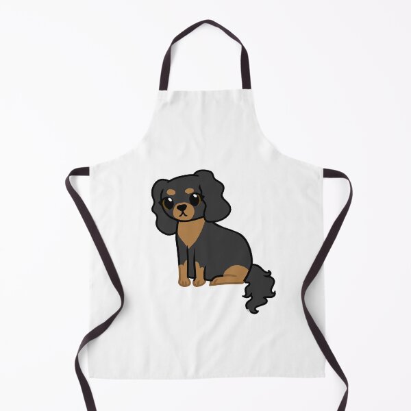 Item preview, black and tan cavalier (rain) designed and sold by casserolepets.