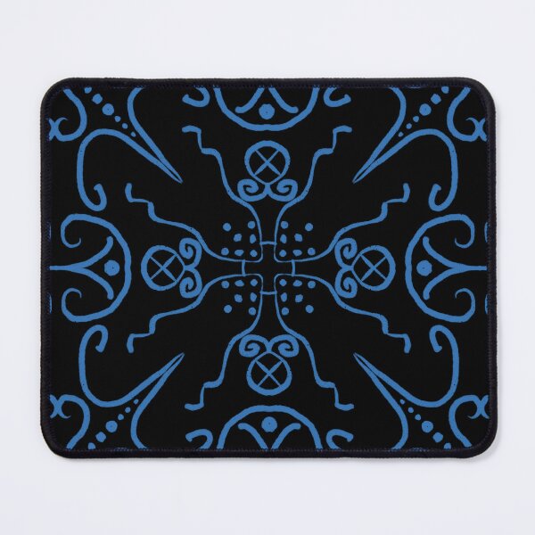 Item preview, Blue Filigree on Black designed and sold by Karen Eutemey.