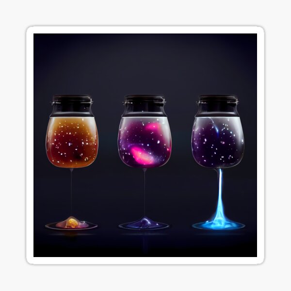 Vista previa del artículo con la obra «Dispensadores de jugo Galaxy», diseñado y vendido por DreamOfBunnies.