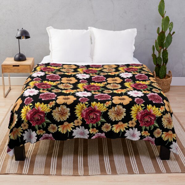 Item preview, Autumn Flowers Floral Cute Fall Flower Pattern designed and sold by OutdoorsZee1.