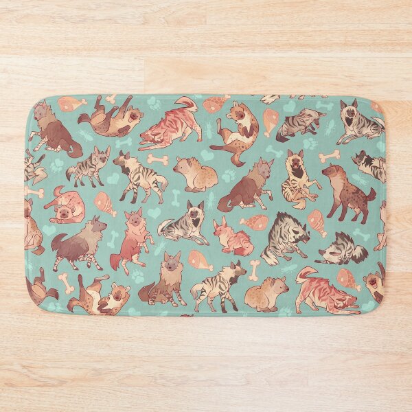 Item preview, Hyenas in minty designed and sold by Colordrilos.