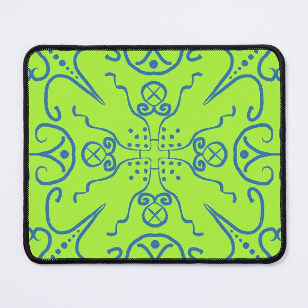 Item preview, Blue Filigree on Green designed and sold by Karen Eutemey.