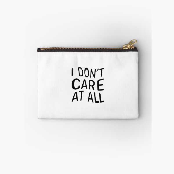 Item preview, I dont care at all (black) designed and sold by didijuca.