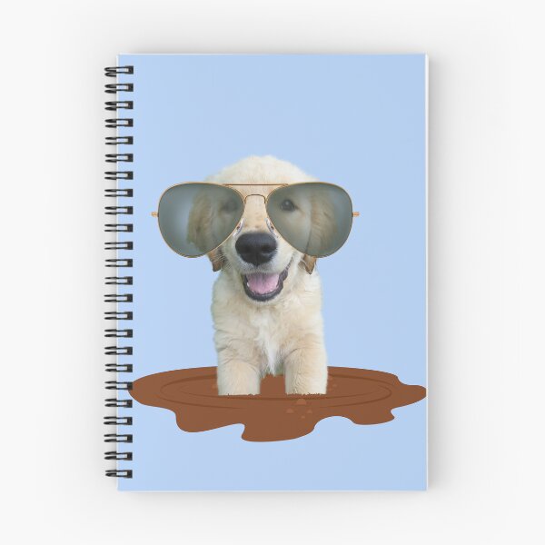 Item preview, Dog in Glasses Sitting in a Mud Puddle  designed and sold by SGNorton.