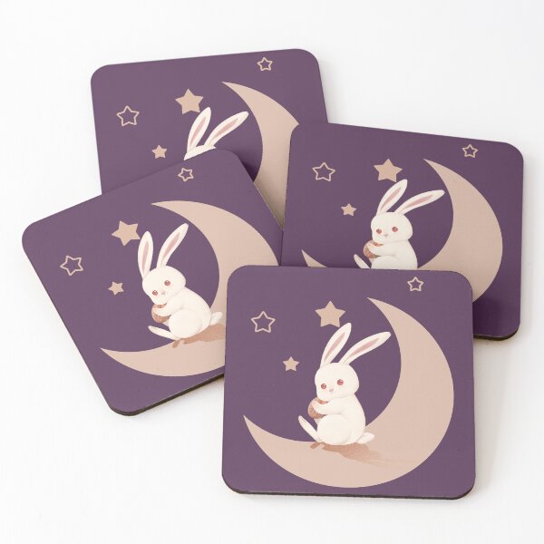 Item preview, Rabbit on the Moon designed and sold by RoseCandi.