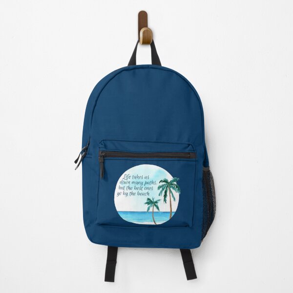 Item preview, The Best Paths Go By The Beach designed and sold by Elle Hazlett.