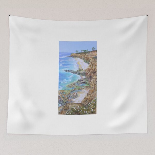 Item preview, Low Tide Sunset Cliffs designed and sold by Jane Girardot.