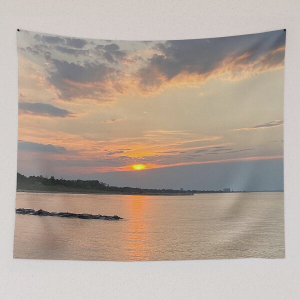 Item preview, Brilliant Orange Sun on the Coast designed and sold by CJRPics.