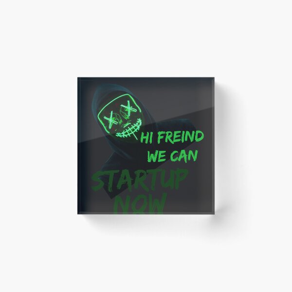 Item preview, startup now my friend designed and sold by KAONZA.