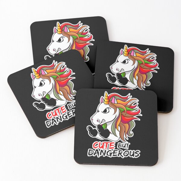 Item preview, Cute But Dangerous - Unicorn Lovers - Sassy Designs designed and sold by ExpressUrselfCo.