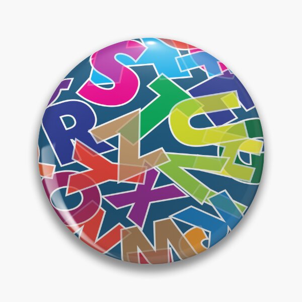 Item preview, Bright dancing alphabet letters designed and sold by CatCoconut-Art.