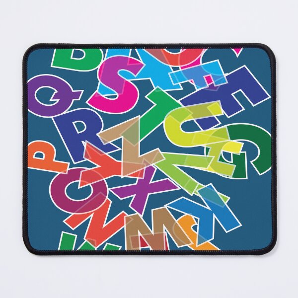Item preview, Bright dancing alphabet letters designed and sold by CatCoconut-Art.