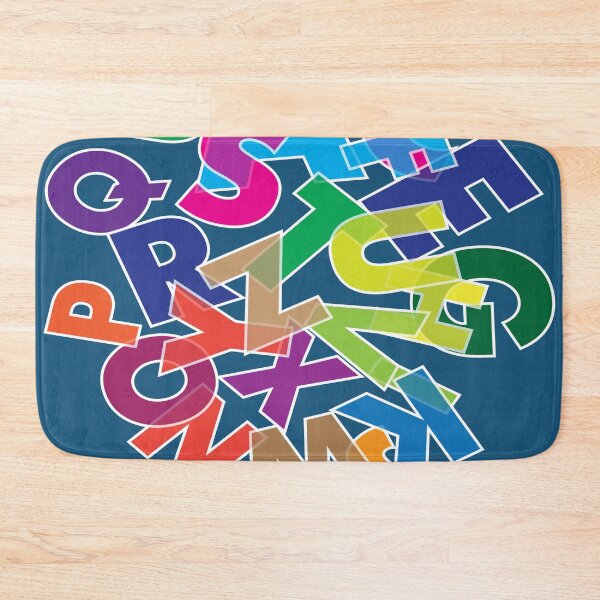 Item preview, Bright dancing alphabet letters designed and sold by CatCoconut-Art.
