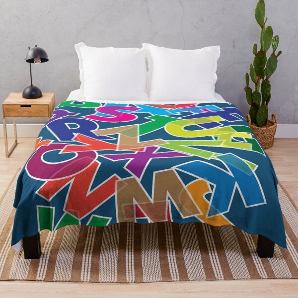 Item preview, Bright dancing alphabet letters designed and sold by CatCoconut-Art.