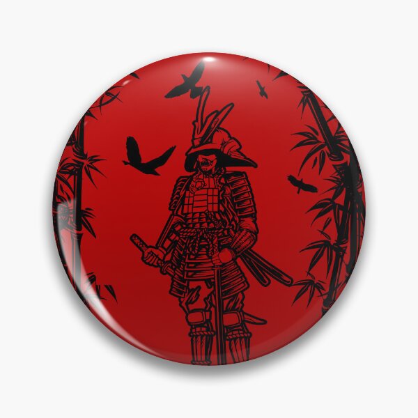 Item preview, red moon samurai, designed and sold by Soofingscapes.
