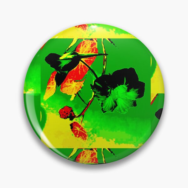Item preview, Crazy Green Red Abstract Monks Cress by Iritof designed and sold by iritof.