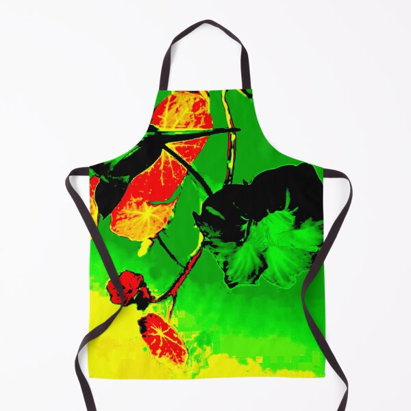 Item preview, Crazy Green Red Abstract Monks Cress by Iritof designed and sold by iritof.