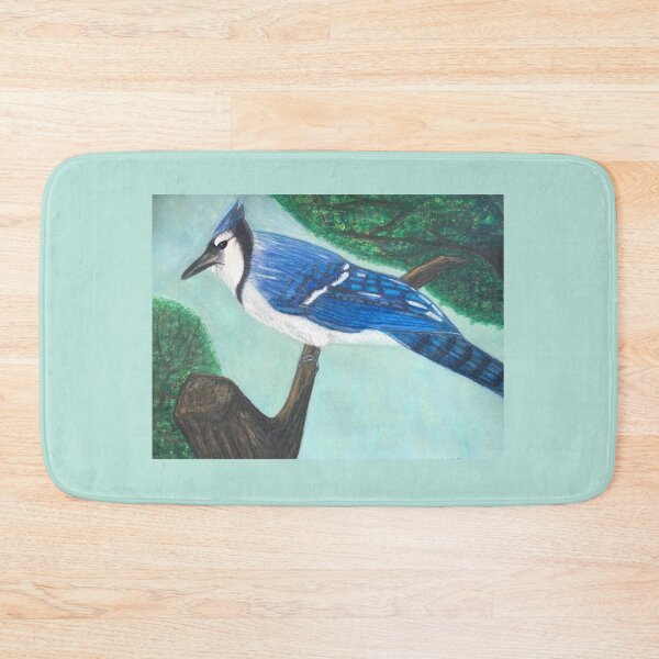 Item preview, Blue Jay - Watercolour painting designed and sold by Carley Caruso.