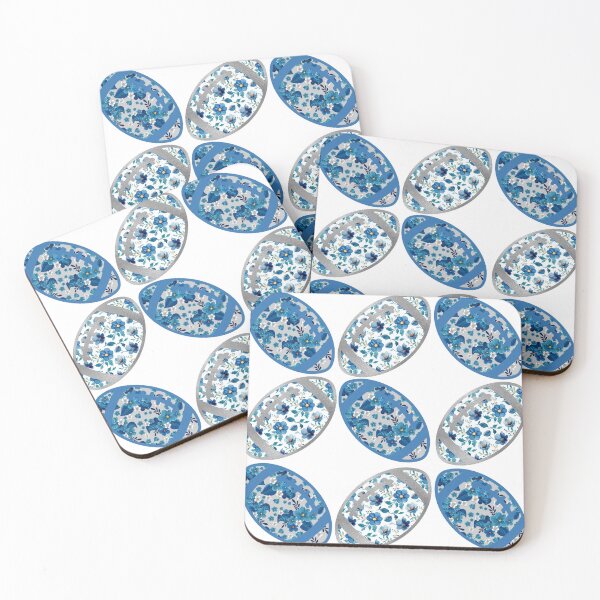 Item preview, Football blue and silver pattern  designed and sold by KCAbdelnour.