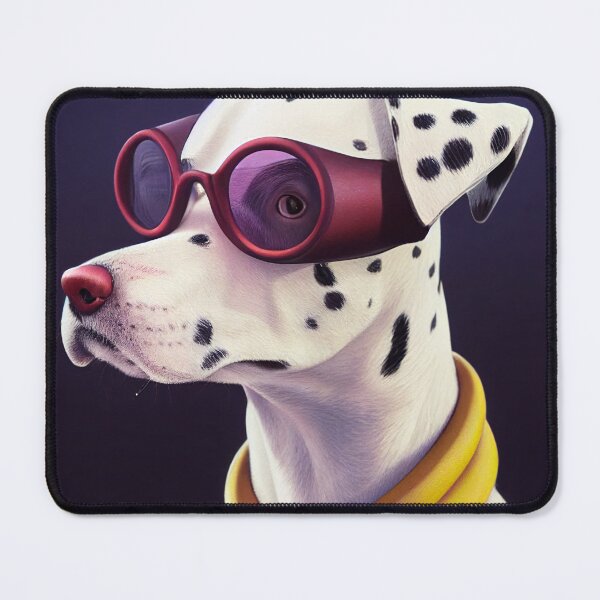 Item preview, Dalmatian wearing aviator glasses designed and sold by Studiowatermars.
