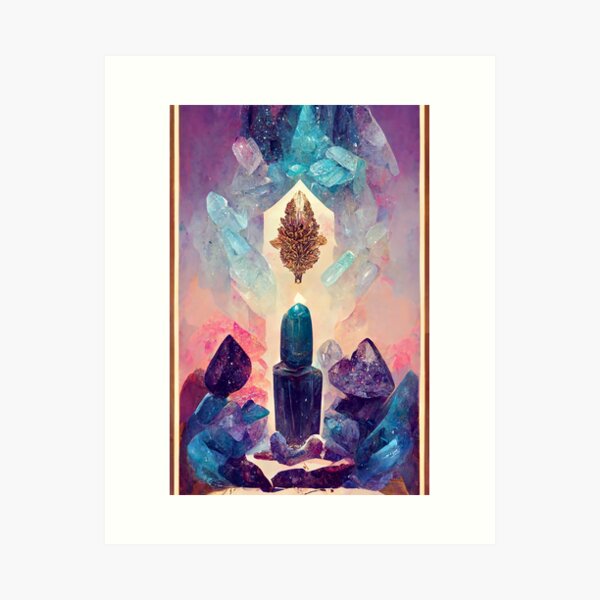 Item preview, Crystals and Sage designed and sold by DeepSymbolism.