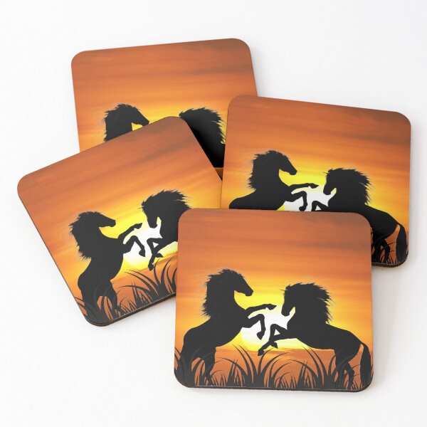 Item preview, Horses Sunset Ride N1 designed and sold by iziskosmos.