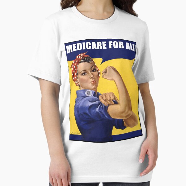 Item preview, Rosie the Riveter says Medicare for All! designed and sold by ClassyKitty.