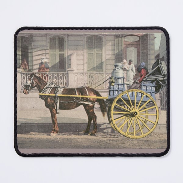 Item preview, 1906 New Orleans milk wagon designed and sold by LeJeuneGifts.