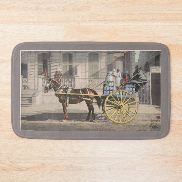 Item preview, 1906 New Orleans milk wagon designed and sold by LeJeuneGifts.