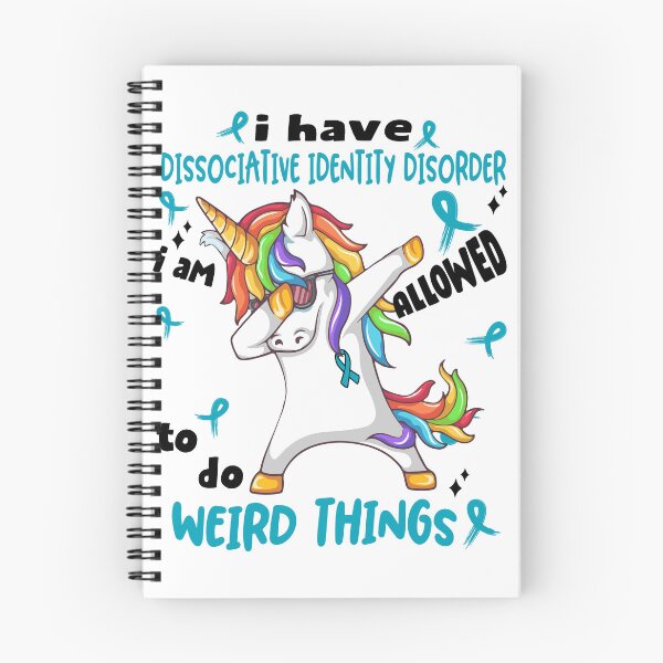 Item preview, Dissociative Identity Disorder Awareness Funny I have Dissociative Identity Disorder i'm allowed to do Weird Things! designed and sold by JanetShop809.