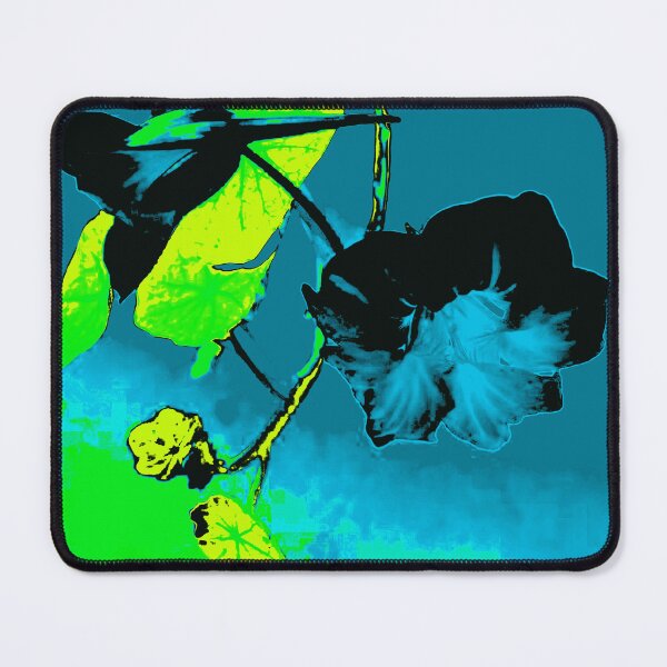 Item preview, Abstract Blue Green Yellow Monks Cress by Iritof designed and sold by iritof.