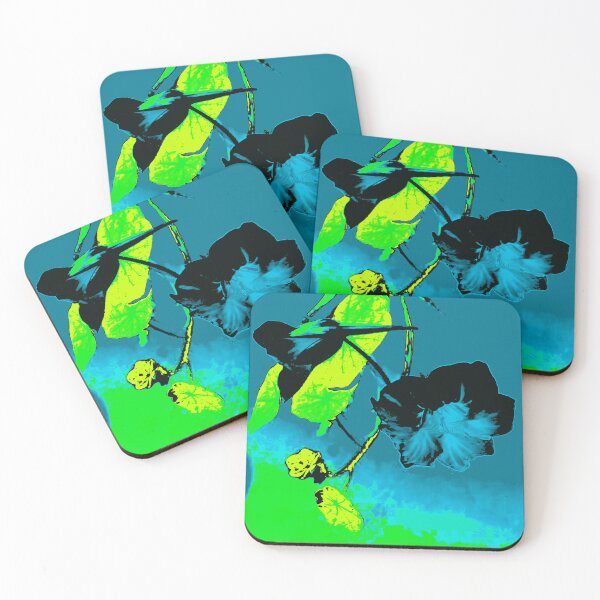 Item preview, Abstract Blue Green Yellow Monks Cress by Iritof designed and sold by iritof.