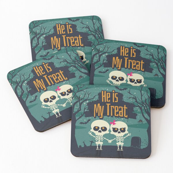 Item preview, He's My Treat Couple Matching Halloween designed and sold by uwart.