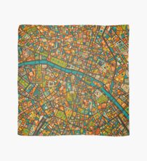 Paris Map Scarf
