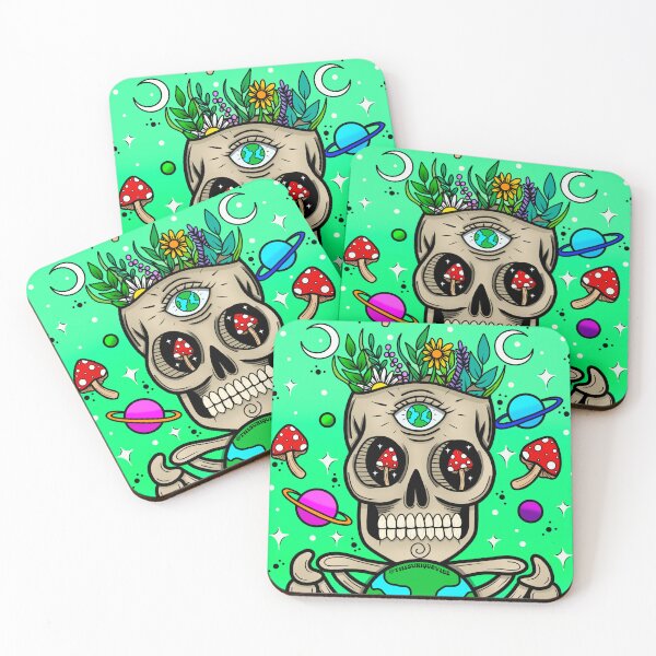 Item preview, Earth skully designed and sold by Heather Fabila.