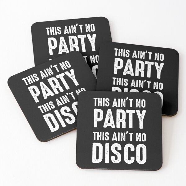 Item preview, This Ain't No Party, This Ain't No Disco designed and sold by Cat Lady Designs.
