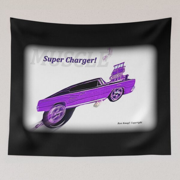 Item preview, Muscle Cars  //  Super Charger! designed and sold by Imagin8er.