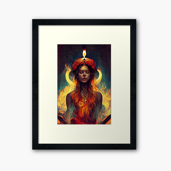 Item preview, Goddess of Flames designed and sold by DeepSymbolism.